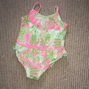 24M Girls Lilly Pulitzer One piece bathing suit